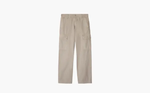Burberry Gabardine Cargo Trousers Heron Khaki