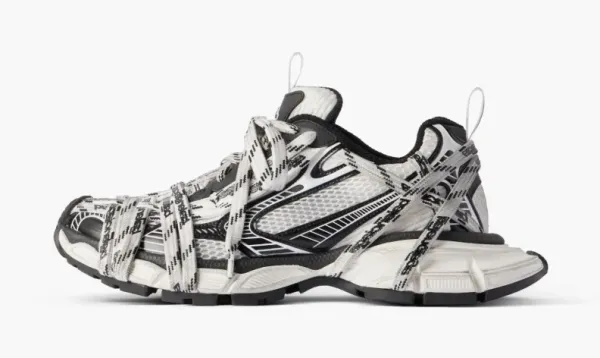 Balenciaga 3XL Sneaker Extreme Laces Logo White/Black