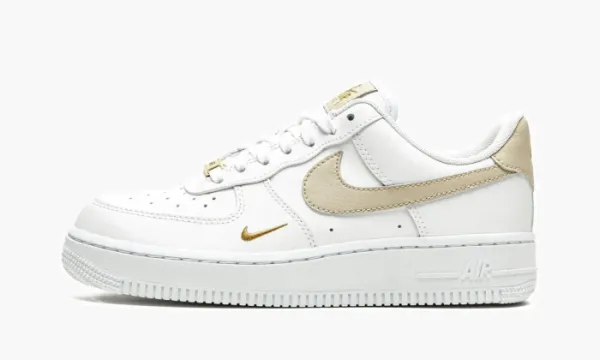 Air Force 1 LO ESSENTIAL MNS WMNS Toe Swoosh - White / Rattan