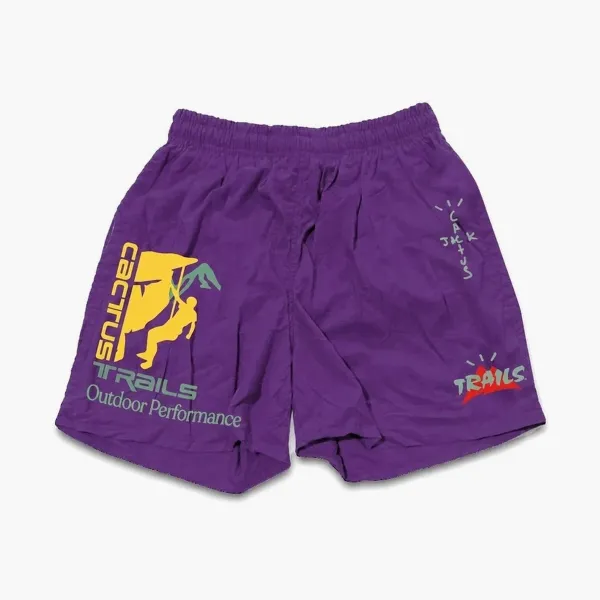 Travis Scott Cactus Jack Shorts Purple