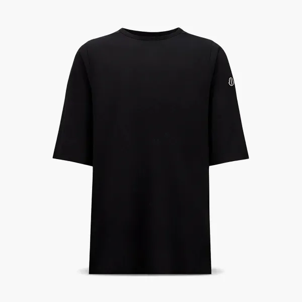 Moncler x Rick Owens Cotton T-Shirt Black