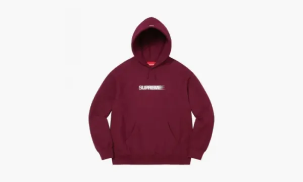 Supreme Motion Logo Hooded Sweatshirt Ss23 Burgundy