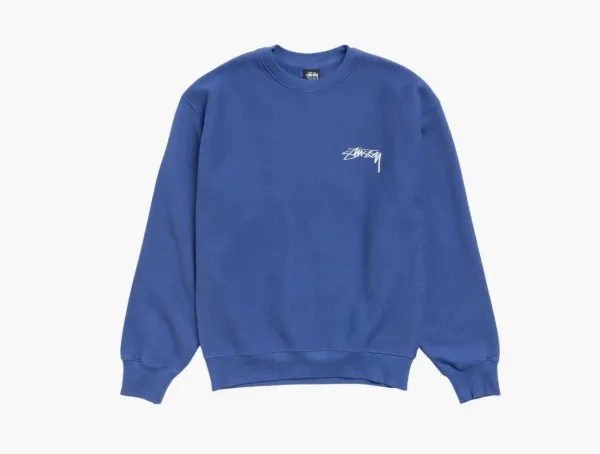 Stussy Skate Stack Crew Indigo