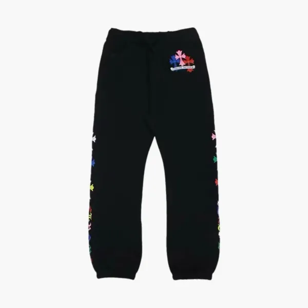 Chrome Hearts Multicolor Cross Sweatpants Black