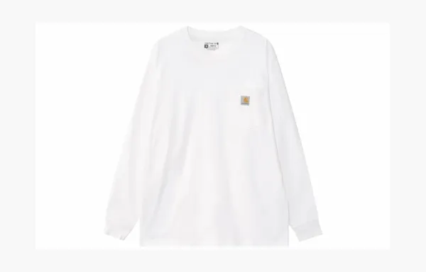 Carhartt K126 Pocket Long-Sleeve T-Shirt White