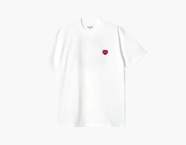 Carhartt WIP Heart Embroidery T-Shirt White