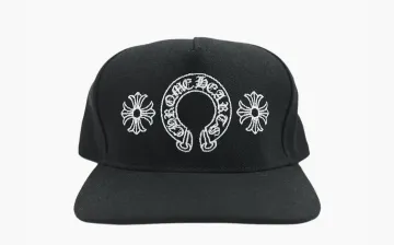 Chrome Hearts Horseshoe Cross Baseball Hat Black