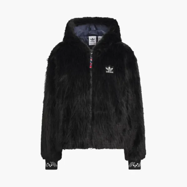 Adidas Originals x Feifei Ruan WMNS Faux Fur Jacket Black