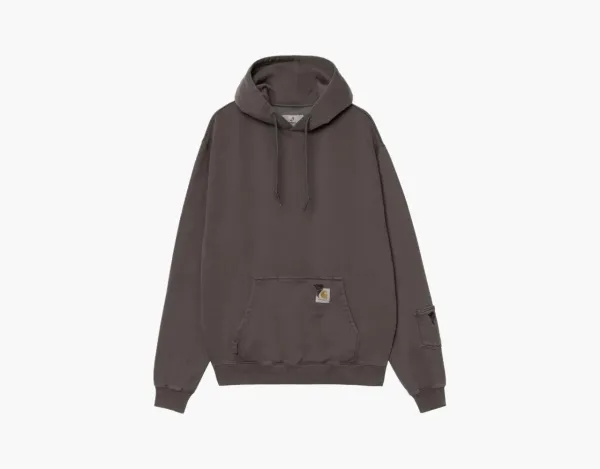 Carhartt WIP x Invincible Pigment Dyed Hoodie Brown