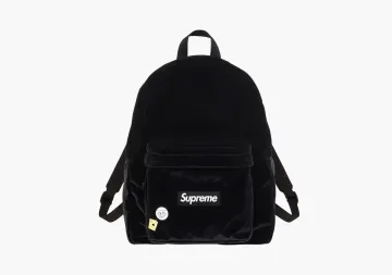 Supreme Velvet Backpack Black