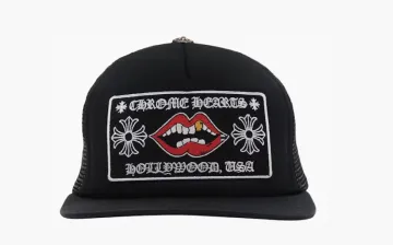 Chrome Hearts Chomper Hollywood Trucker Hat Black