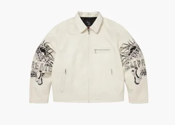 Supreme x Y’s Leather Jacket White