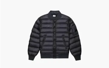 C.P. Company Down Quilted Bomber Jacket Blue