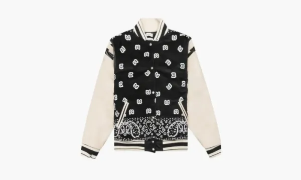 RHUDE Bandana Bomber Jacket Black White