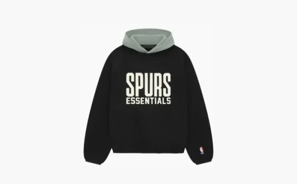Fear of God Essentials x NBA Spurs Hoodie Black/Teal