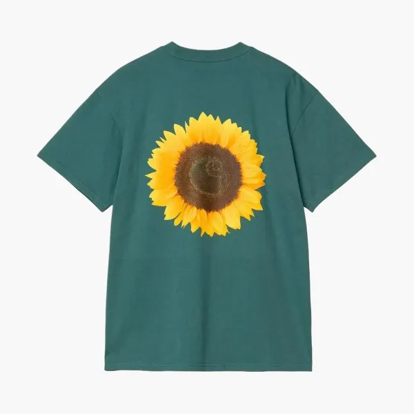 Carhartt WIP Sunflower T-Shirt Teal Green