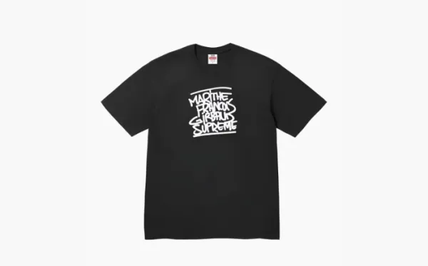 Supreme Marithé François Girbaud Collaboration T Shirts Unisex Black