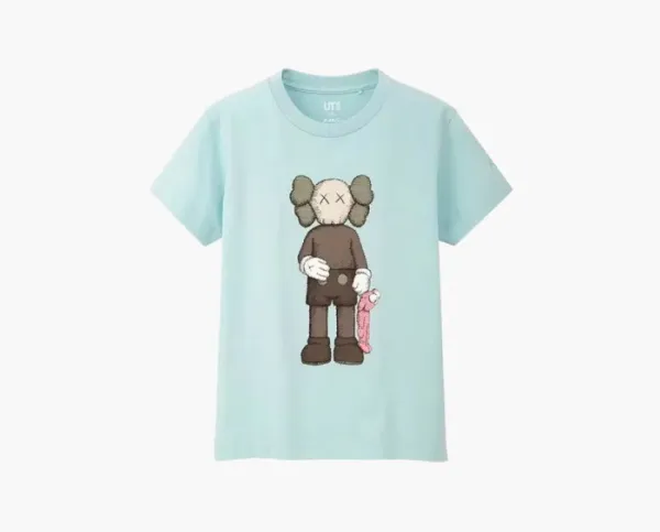 Kaws x Uniqlo Companion Tee T-Shirt Light Blue