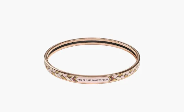 Hermès Tresse de Coeur bangle Rose Gold