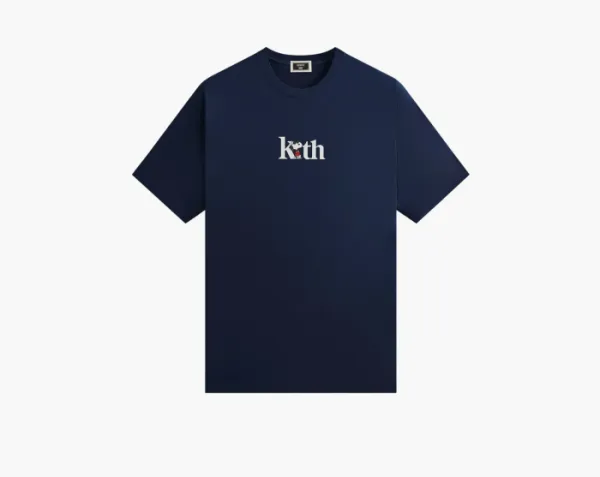 Kith For Peanuts Joe Cool Serif Tee Nocturnal