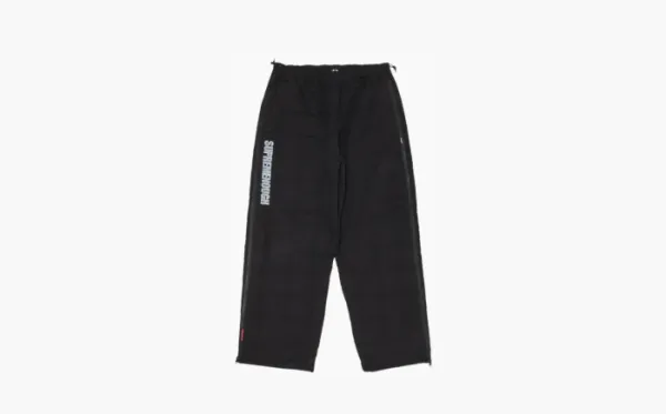 Supreme x Goodenough Patchwork Madras Full Zip Track Pant Black