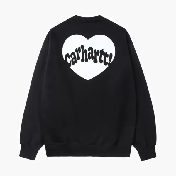 Carhartt WIP Heart Sweatshirt Black