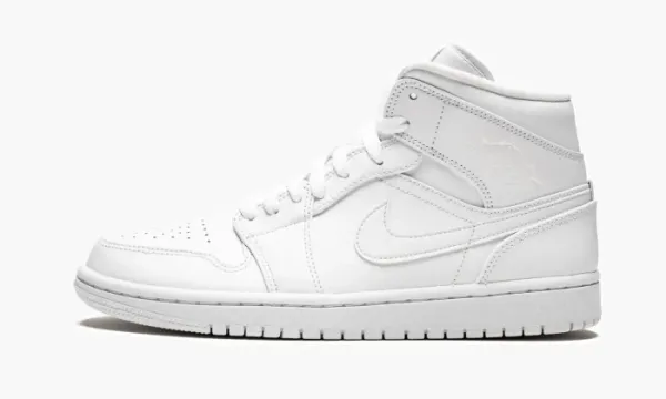 Air Jordan 1 Mid Triple White