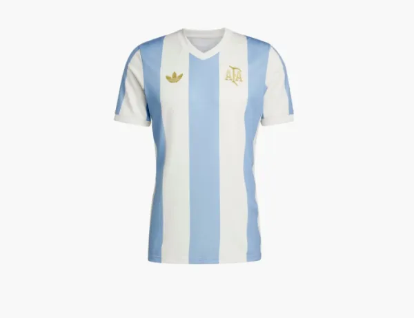 Adidas Argentina Anniversary Jersey T-Shirt  Ambient Sky / Cloud White