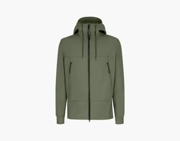 C.P. Company Soft Shell-R Goggle Jacket Ivy Green