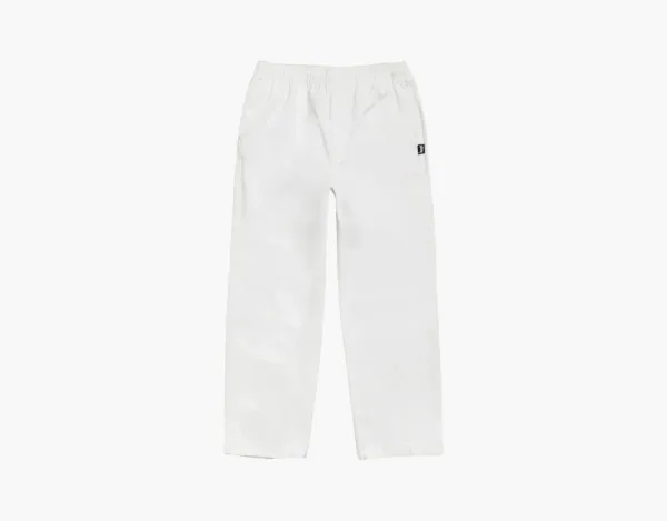 Stussy Beach Cotton Twill Pants Bone