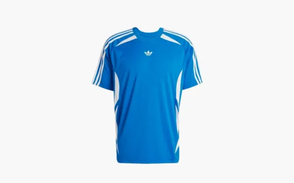 Adidas Archive Trefoil embroidered T shirt Blue