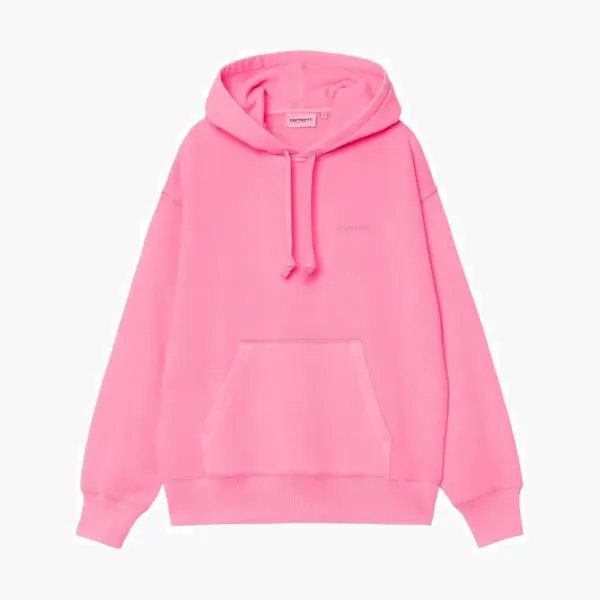 Carhartt WIP Hooded Logo Sweatshirt Pink