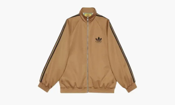 Adidas Gucci X Cotton Jersey Zip Jacket Beige / Black
