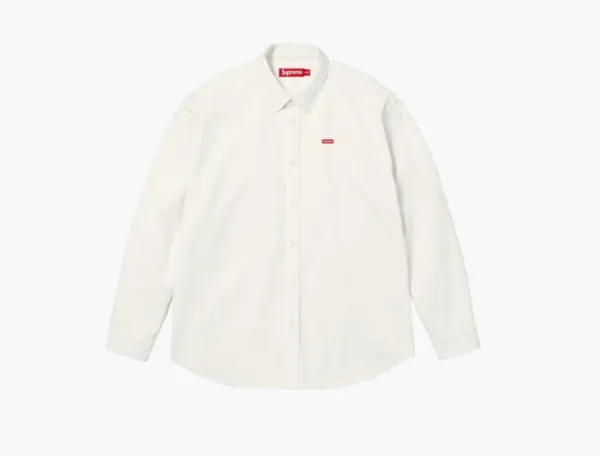 Supreme Small Box Denim Shirt  White