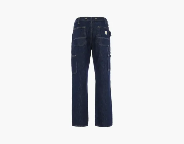Carhartt 103890 RUGGED FLEX HEAVYWEIGHT DOUBLE-FRONT UTILITY LOGGER JEAN RELAXED FIT BLUE