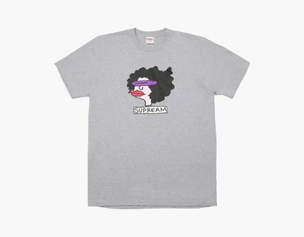 Supreme Gonz Cartoon Tee Heather Grey