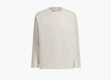 Adidas Originals SYM Waffle Knit Long Sleeve Beige