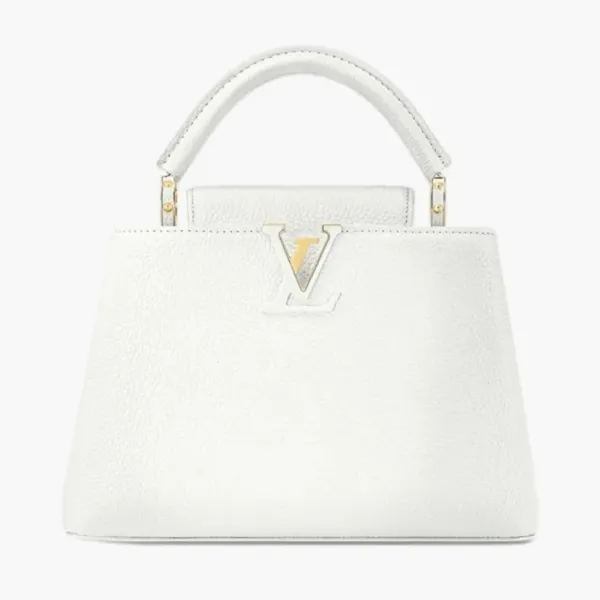 Louis Vuitton Capucines BB Taurillion Leather Snow
