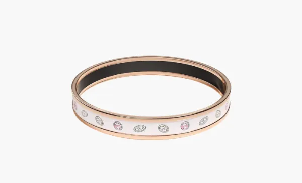 Hermes Funny Ice Cream bangle Rose Pink