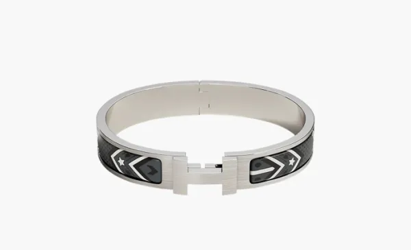 Hermès Clic HH Bandana bracelet Silver