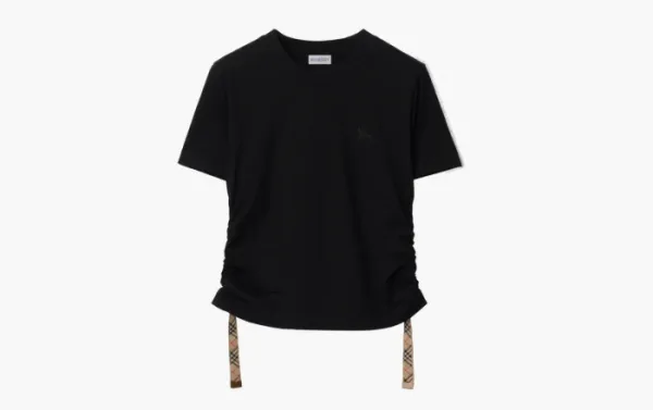 Burberry Festival Cotton T-shirt  Black