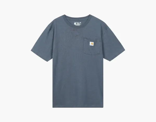 Carhartt K87 Heavyweight Pocket T-Shirt Steel Blue