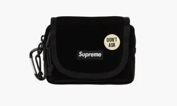 Supreme Velvet Mini Pouch Black