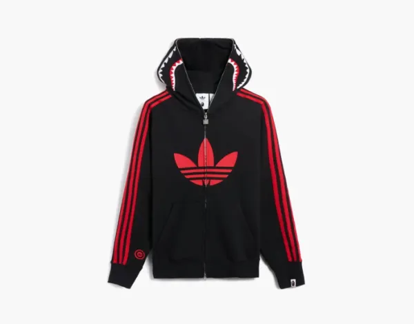 Adidas Originals x A Bathing Ape Men's Hooded Jacket Black
