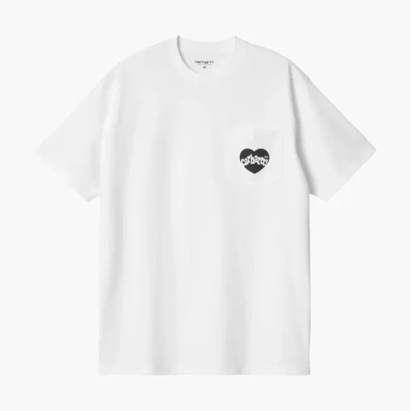 Carhartt WIP Amour Pocket T-Shirt White