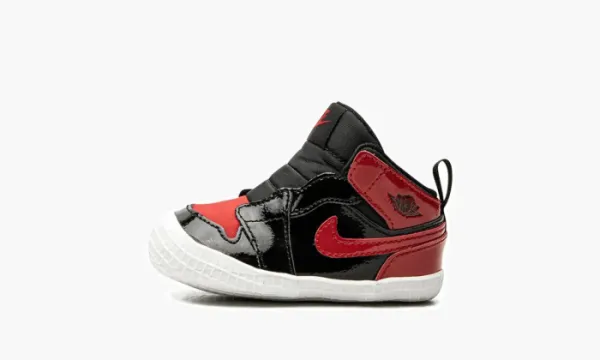 Air Jordan 1 Crib Bootie Patent Bred