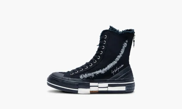 XVESSEL x Yohji Yamamoto Frayed High Top Navy