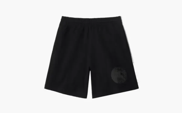 Burberry EKD Badge Cotton Shorts Black