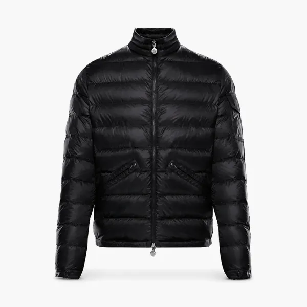 Moncler Agay Short Down Jacket Black