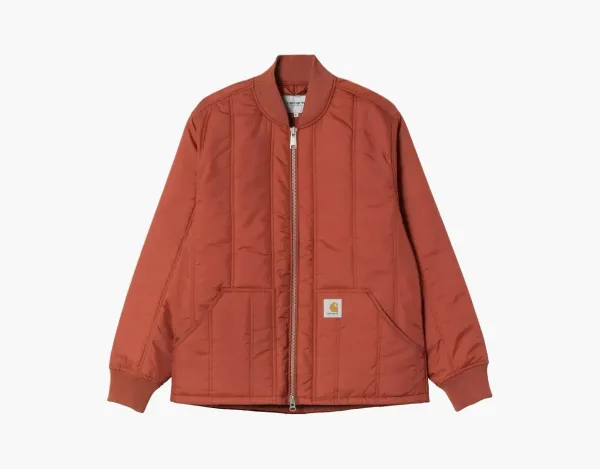 Carhartt WIP Lachlan Quilted Liner Jacket Rust